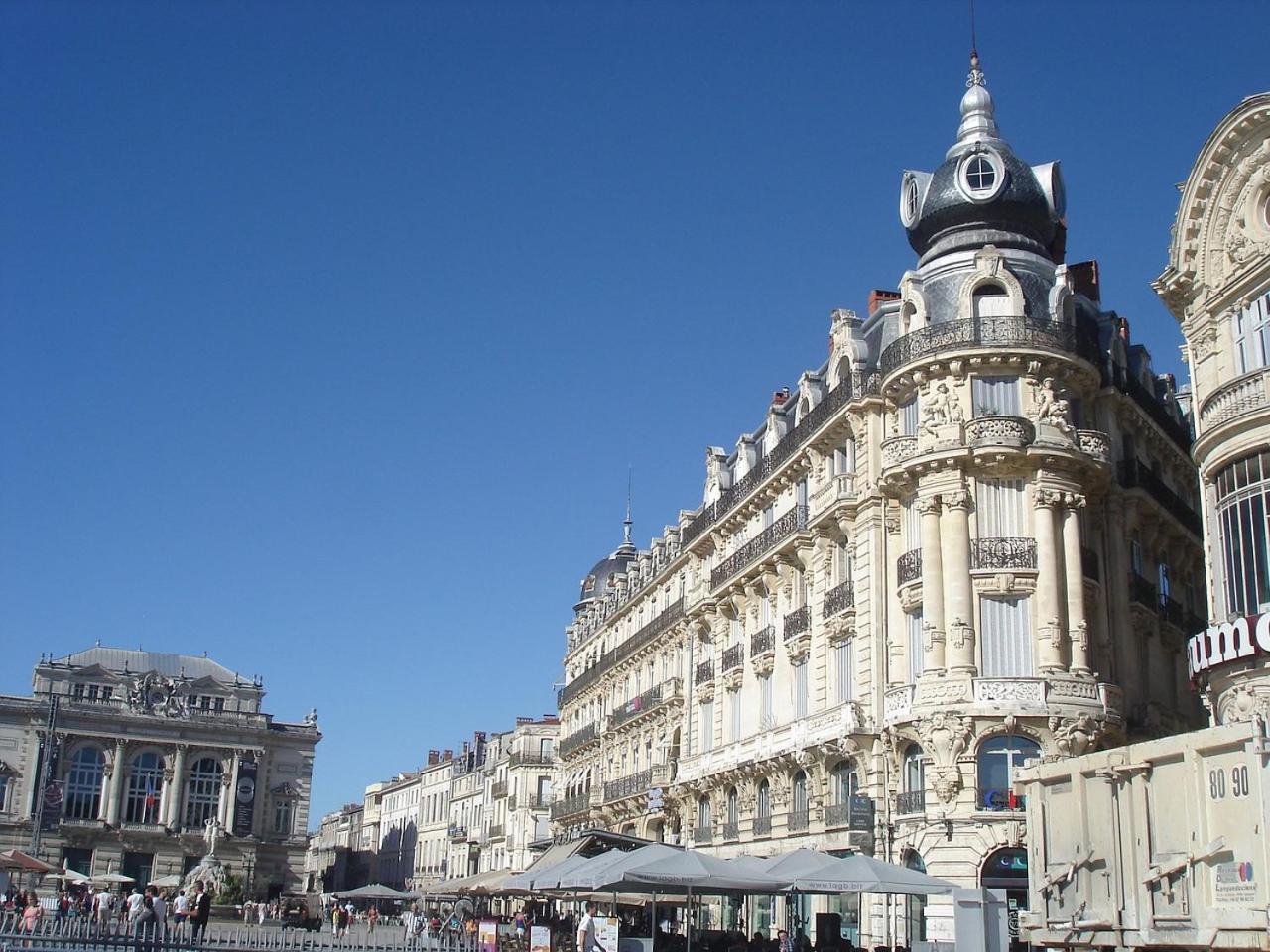 Douillet Et Coquet Appartement Climatise - Parking Prive Gratuit - Centre Montpellier Eksteriør billede